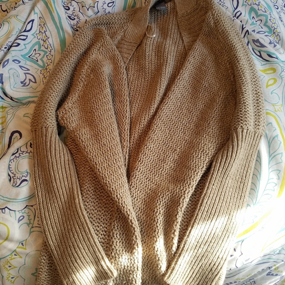 Brown cardigan size L